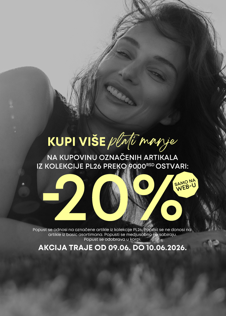 20% na oznacene artikle 